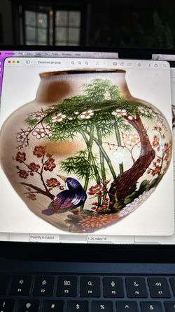 Cloisonné vase