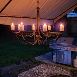 Outdoor Candle Chandelier