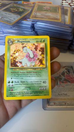 Meganium Holo Pokémon Trading Card