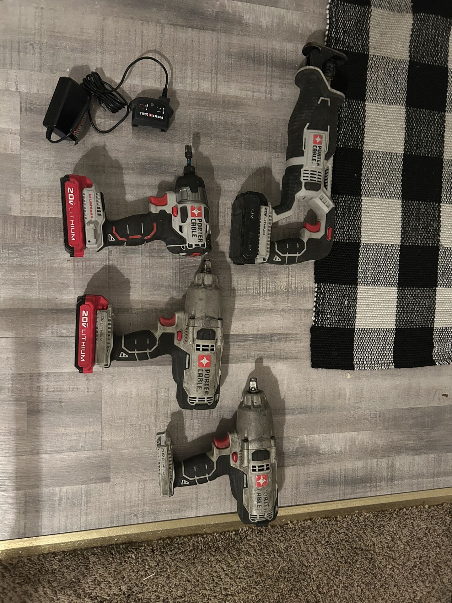 Porter Cable 8 piece 20v tool set