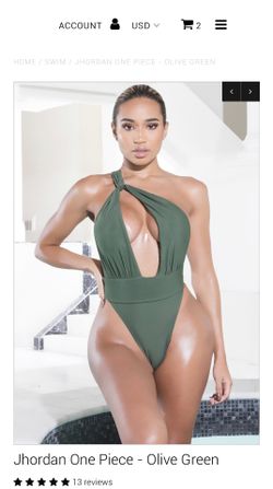 Brand New Jhordan One Piece - Olive Green
