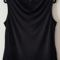 George Black Sleeveless Stretch Blouse for Women 