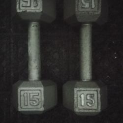 15lb Pair + 25lb Pair Dumbells O.B.O. 