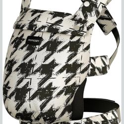 Momcozy Baby Carrier – Ergonomic, Cozy & Lightweight (Houndstooth)