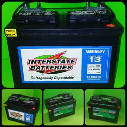 《Marine & RV Batteries》$45 w/exchange▪1816 S Parsons Ave, Seffner FL 33584