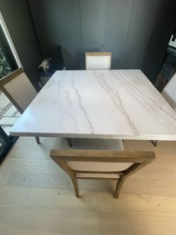 White marble modern table