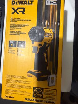 Dewalt XR 1/4” Hydraulic Impact Driver - DCF870B