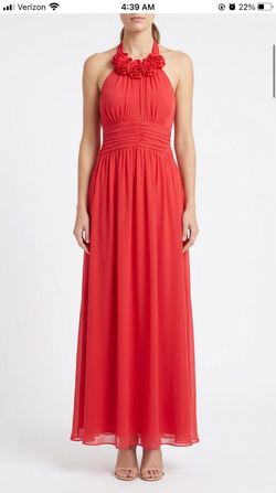 Coral Rose Gown