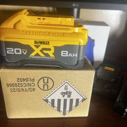 DEWALT 20V MAX XR POWER-Pack 8.0 Ah Lithium-Ion Battery Retail price: $249.00. ((()Make a good offer and it's yours.))))