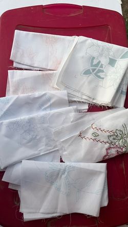 Needle craft printed fabrics