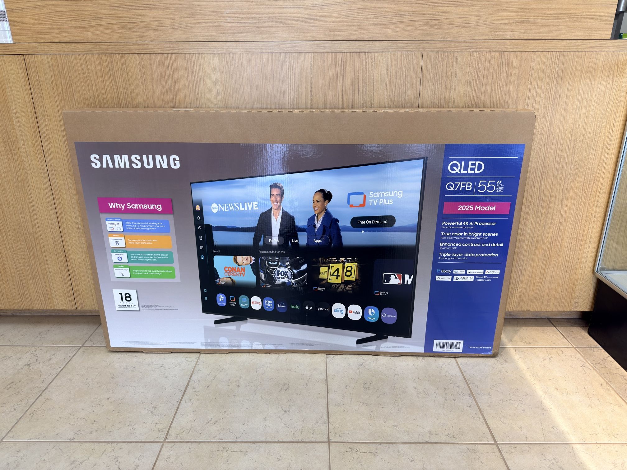 SAMSUNG TV QLED Q7FB 55”