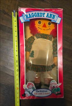 Raggedy Ann doll new in box see description