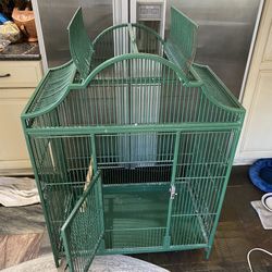 Large Parrot Bird Cage Heavy Metal