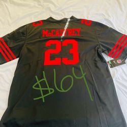 Christian Mccaffery 49ers Jersey Still With Tags Size XL