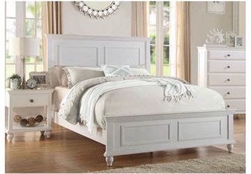 Queen Bed frame not including mattress and box spring