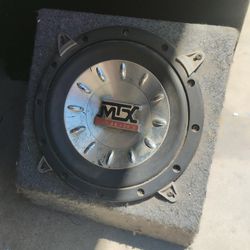 Vintage Mtx Thunder 6000 And 7500 Subwoofers For Car Audio In Enclosures