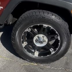 Jeep Tires for Sale – 5 Total (4 All-Terrain + 1 Spare  🛞