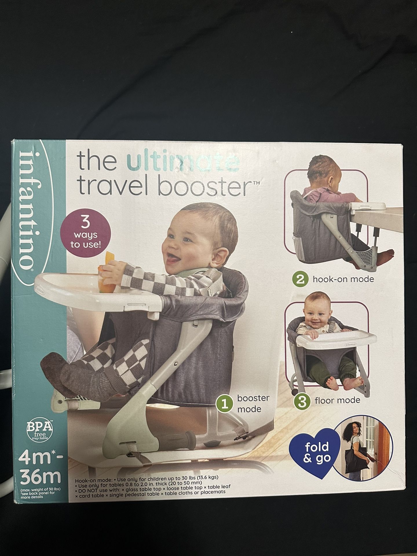 Infantino Ultimate Travel Booster Seat
