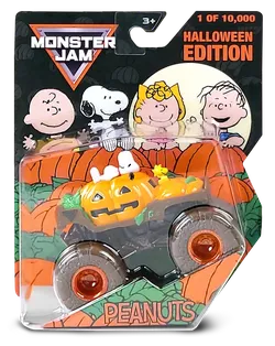 Monster Jam Peanuts Halloween Edition Truck, Limited Edition "1 of 10,000"