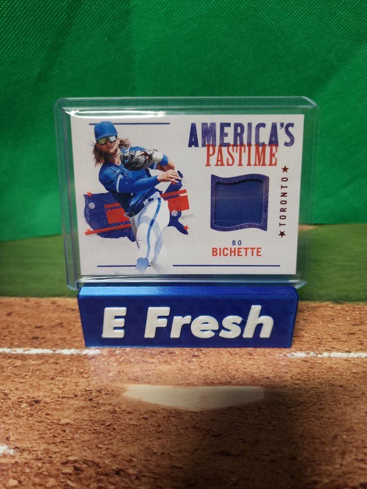 Bo Bichette 2022 Chronicles America's Pastime Jersey Relic Toronto Bluejays