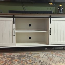 Barn Door TV Entertainment Center
