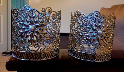 2 BBW Candle Holders