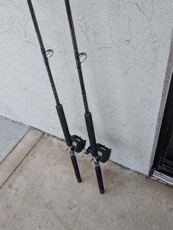 Pair of Shimano TLD20 w/ rods