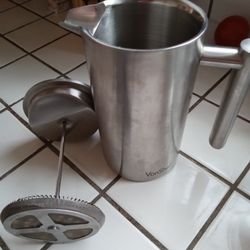 Steel 32oz Double Wall French Press 