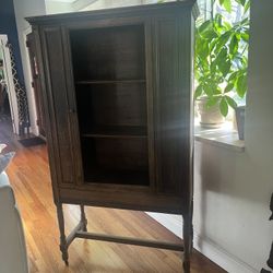 Antique  Display Curio Cabinet 