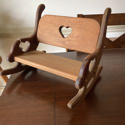 Antique Child/Doll Rocking Chair 