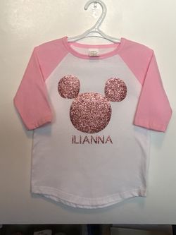 Personalized mouse head shirt.