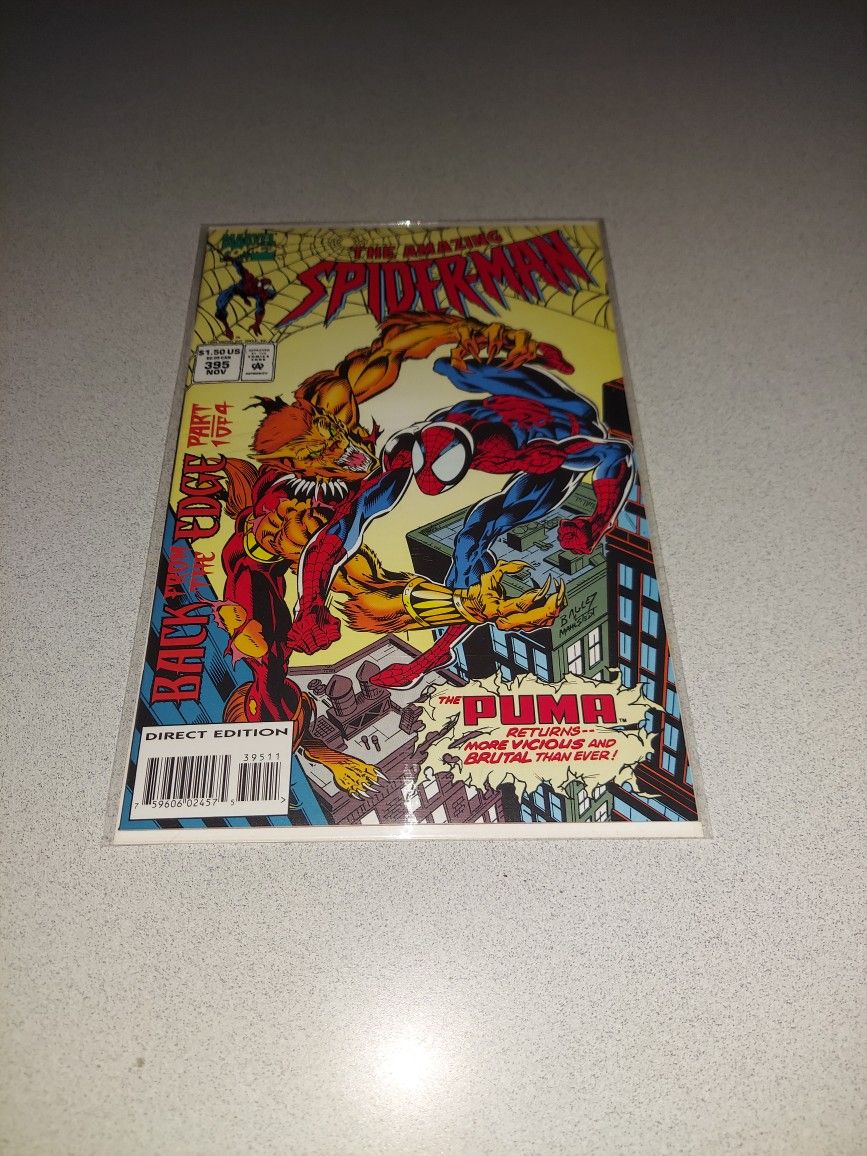 1994 THE AMAZING SPIDER-MAN #395 COMIC BAGGED AND BOARDED