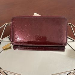 Louis Vuitton Vernis Amarante Long Wallet 