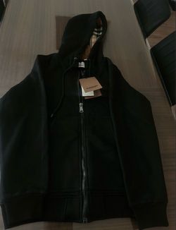 Burberry zip up hoodie