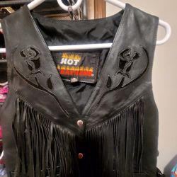 Leather Riding Vest