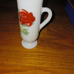 Beautiful Vintage Floral Cup/vase
