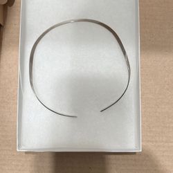 Classic Simple Slider Choker Collar Necklace Silver Sterling 2,3,8MM