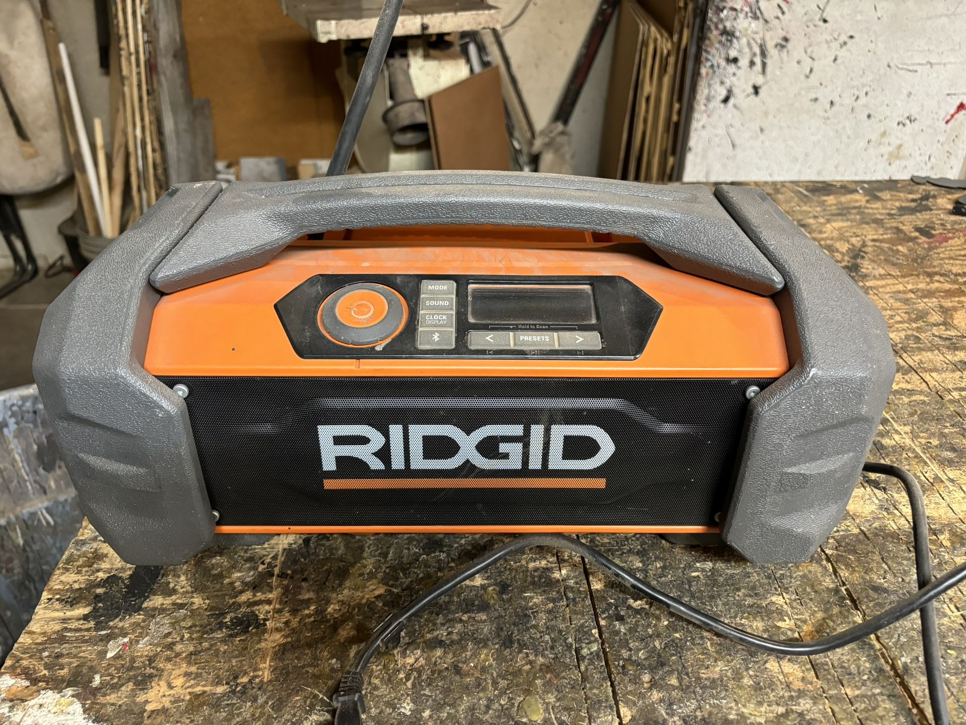 Rigid 18 Volt And Corded Radio 