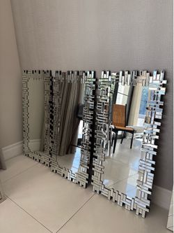 Trio Geo Frame Mirrors