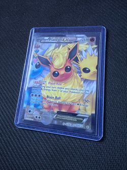 Pokemon Cards Generations Radiant Collection Flareon EX Full Art