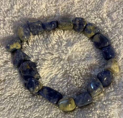 Sodalite Ayurvedic Medicine Healing Bracelet Stone of Insight *New