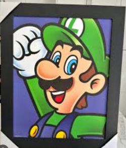 Luigi Hang On Wall Picture