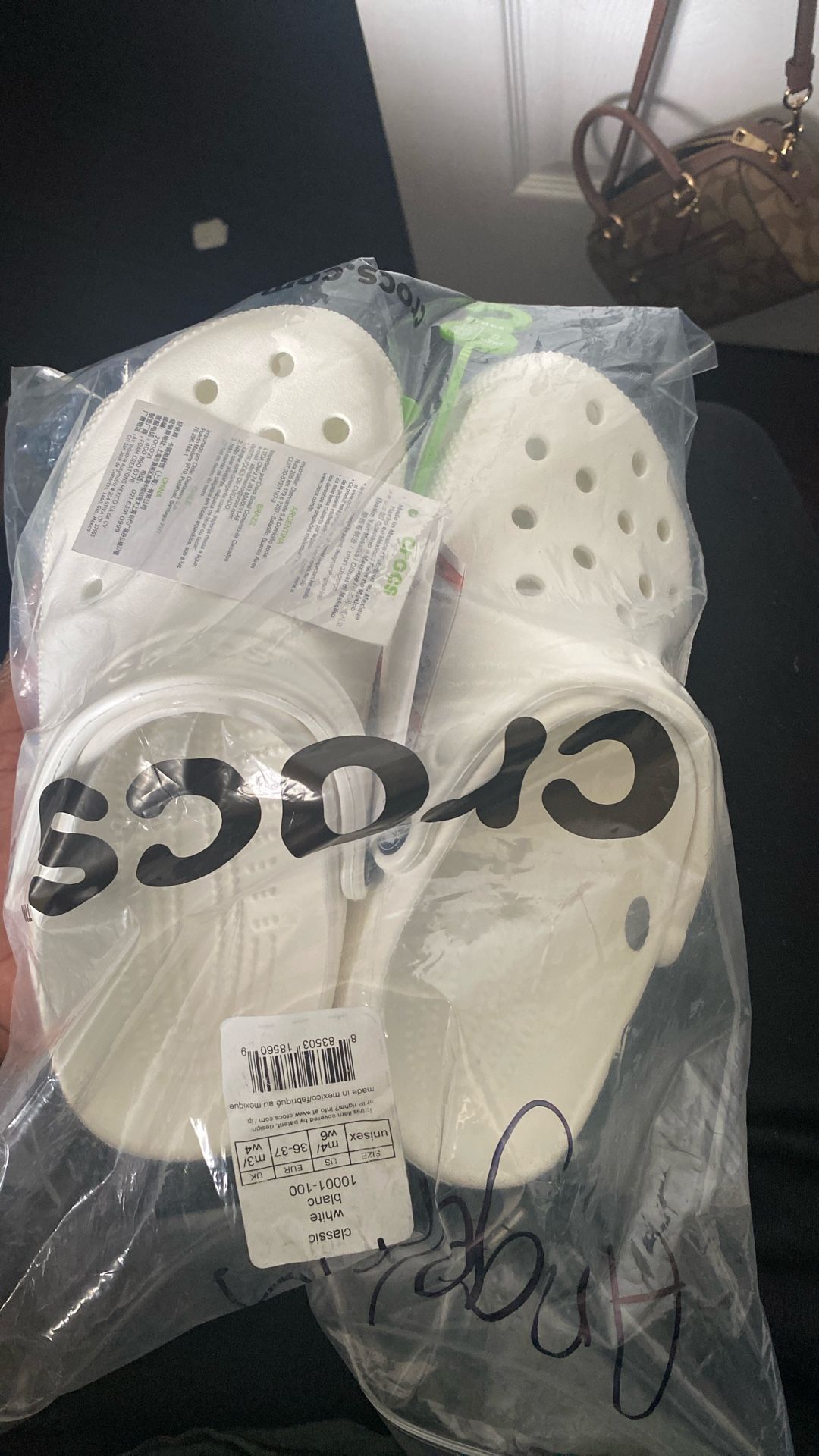 White crocs