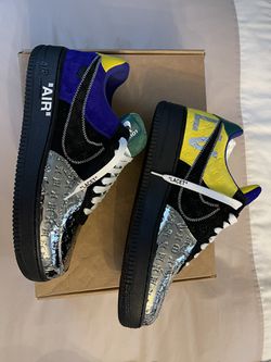 Louis Vuitton X Nike Air Force 1 Low-Top Sneakers Chrome Toe