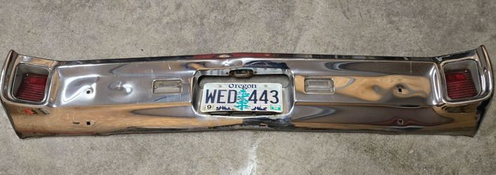 1967 Oldsmobile Cutlass Chrome Rear Bumper