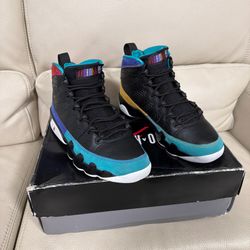 Air Jordan 9 Retro Dream It Do It Black Multi Color 302370-065 Men Size 9 OG Box