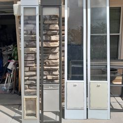 Pet Dog Cat Door Sliders 6ft Or 8ft Tall $40-$80 Each See All Photos 