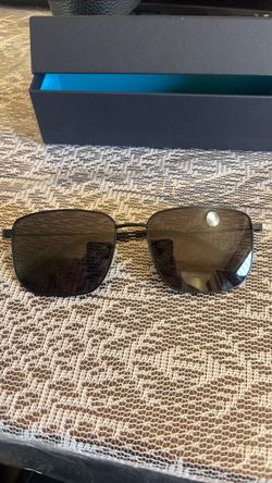 Boss Square Metal Frame Sunglasses