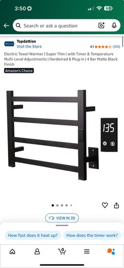 Topdattion Electric Towel Warmer