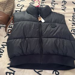 Pink Puffer Vest Size Xl